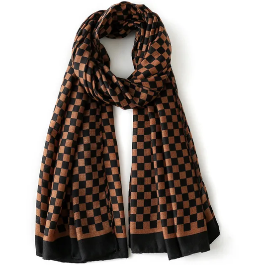 Brown box Viscose Scarf