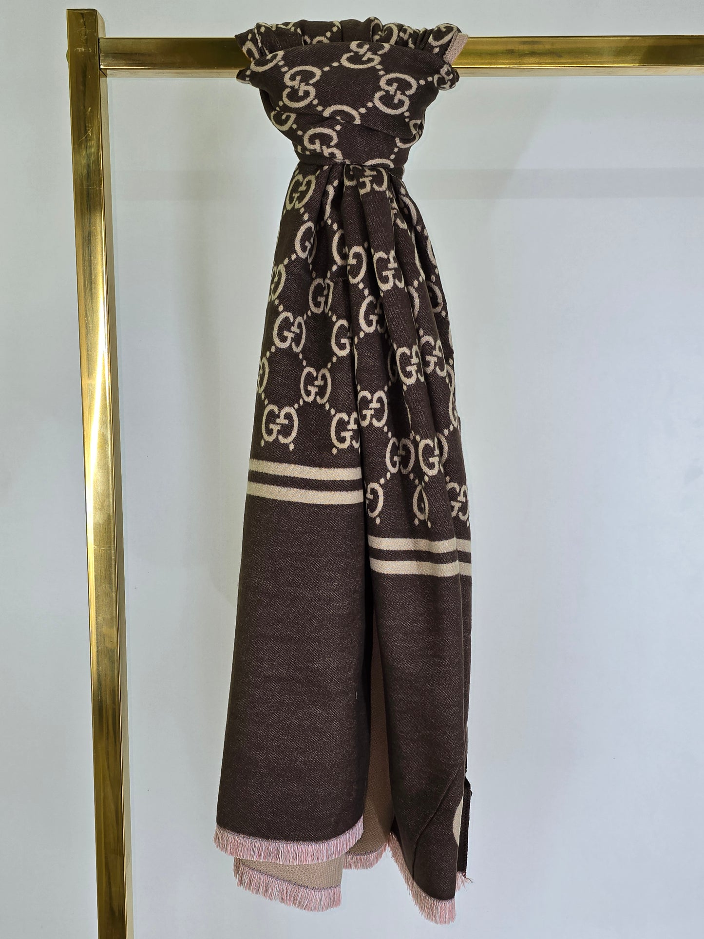 CG Brown Brand Printed Winter Shawls