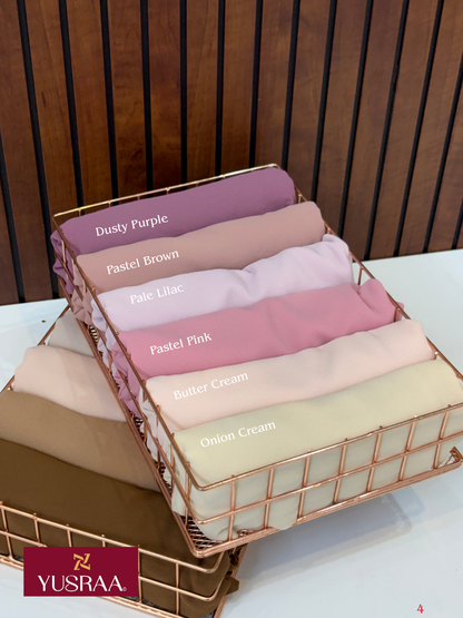 Yusraa Chiffon Hijabs Monsoon 26'