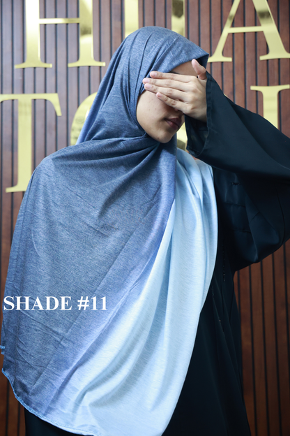 Ombre Jersey Hijabs