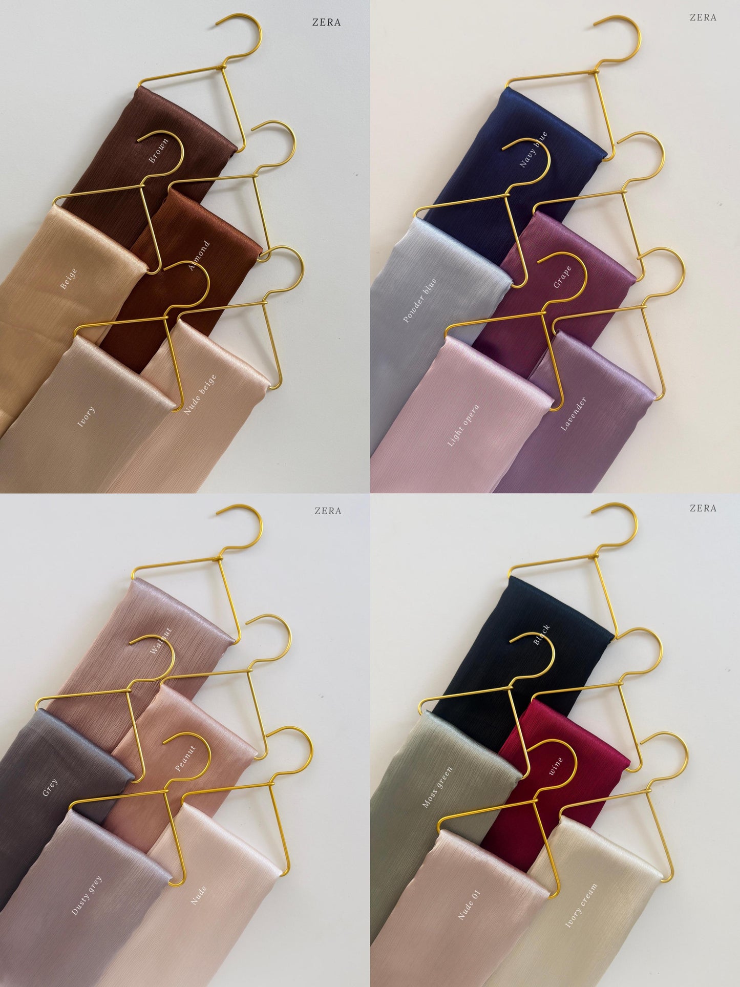 Zera Muna Satin Hijabs 2M