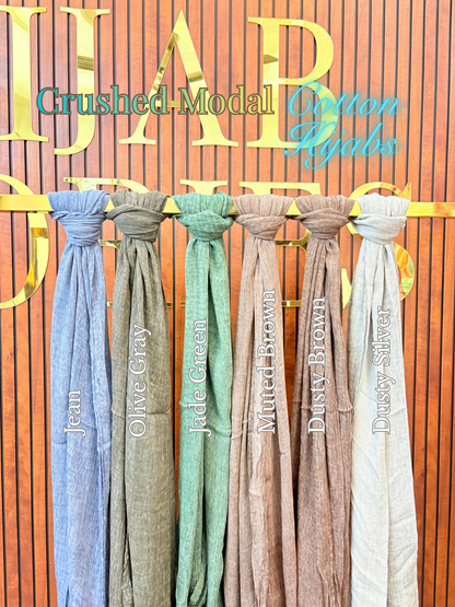 Crushed Modal Cotton Hijabs