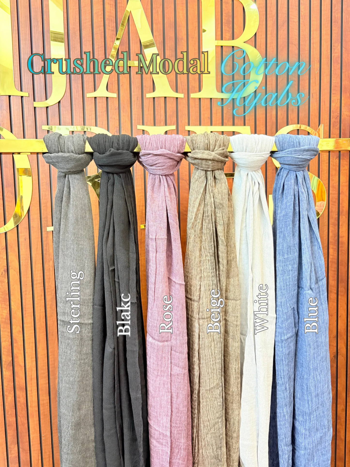 Crushed Modal Cotton Hijabs