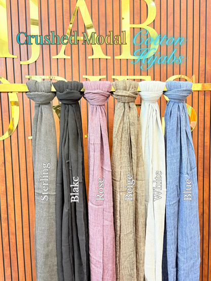Crushed Modal Cotton Hijabs