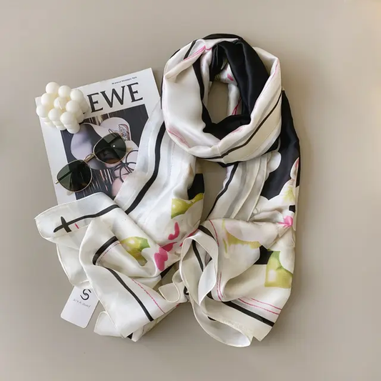 Gallica Printed Silk Scarf