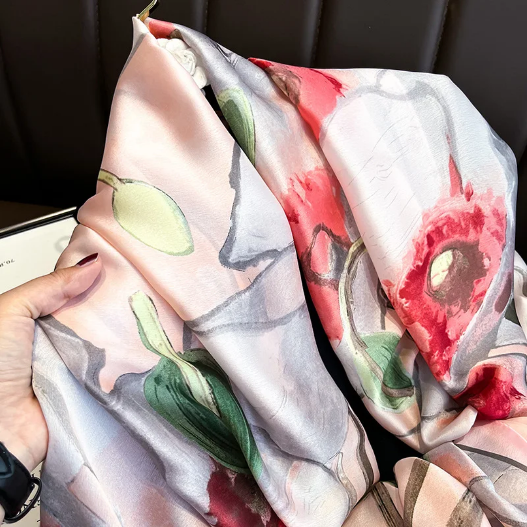 Primrose Printed Silk Scarf