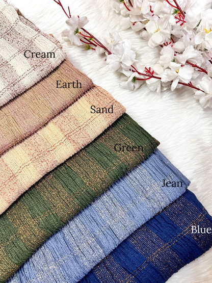Yusraa Textured Cotton Hijabs