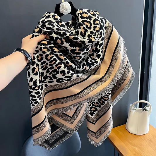 CD Animal Brand Printed Winter Shawls