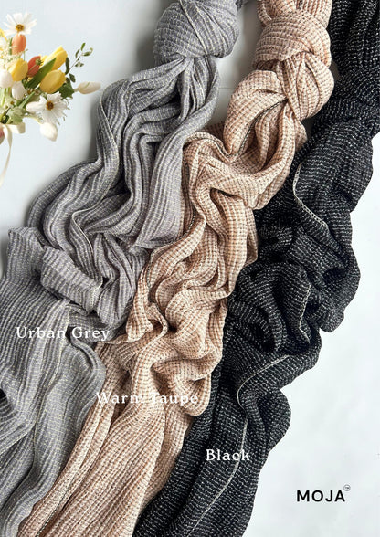 MOJA Cotton Textured Crush Hijabs