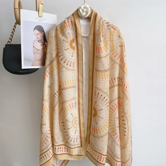 Sun Batik Arrow Printed Viscose Scarf