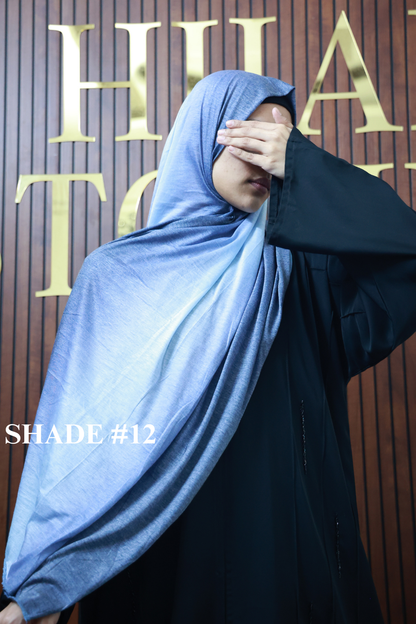 Ombre Jersey Hijabs