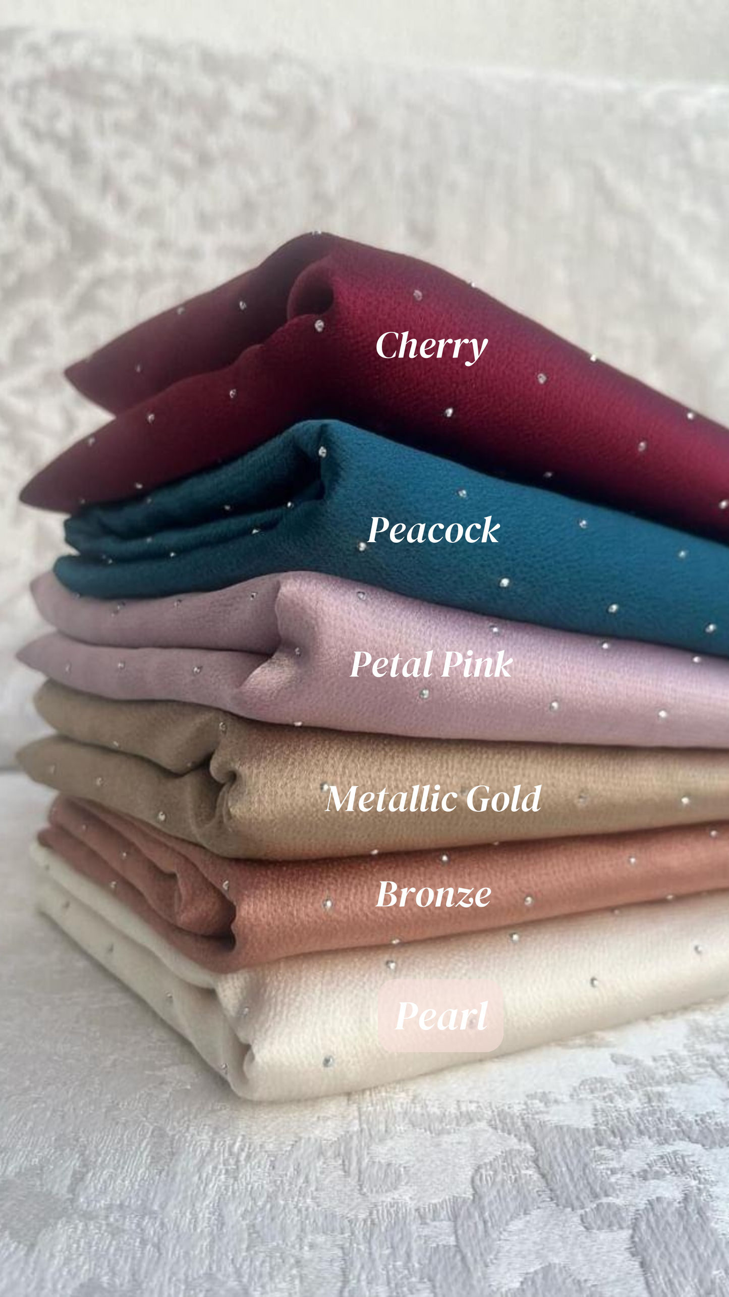 Premium Satin Stone Hijabs