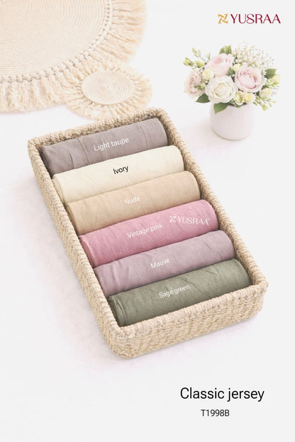 Yusraa Classic Jersey Hijabs Monsoon 26'