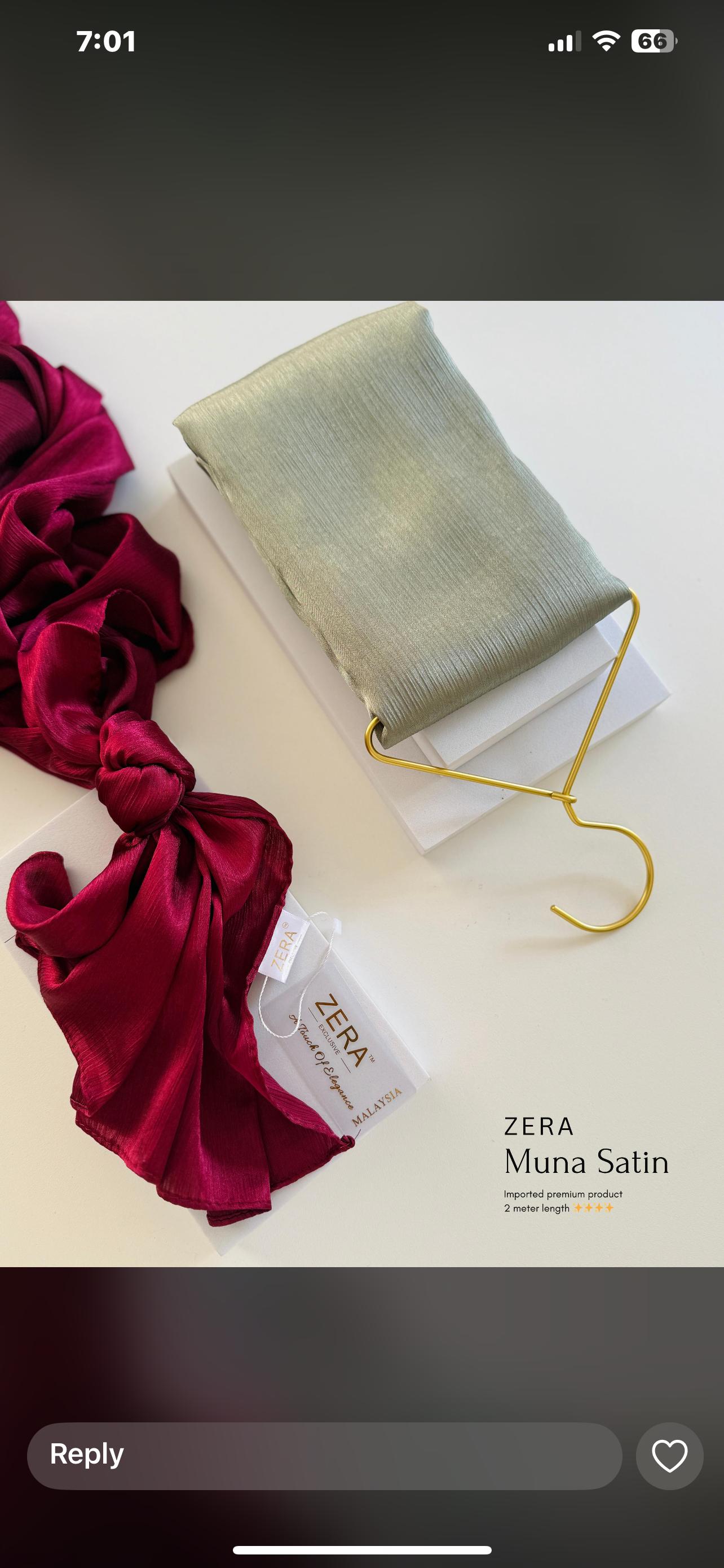 Zera Muna Satin Hijabs 2M