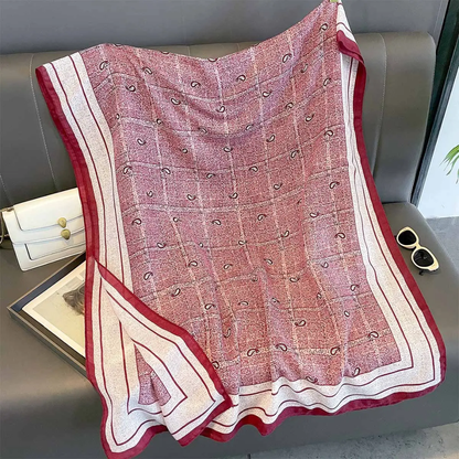 Cherry Sienna Printed Summer Edition 26’ Viscose Scarf