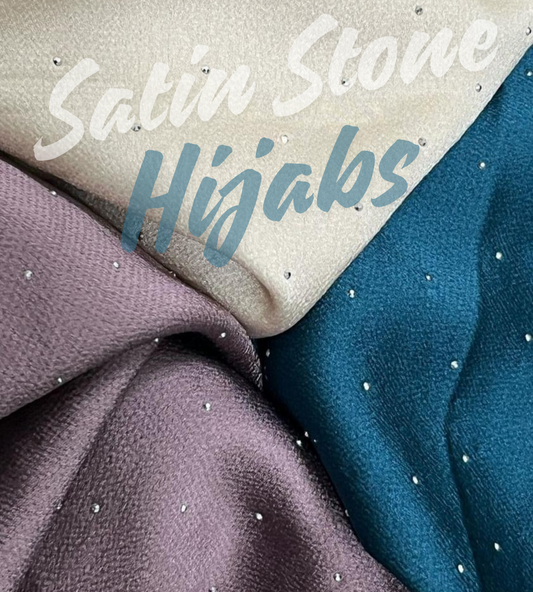 Premium Satin Stone Hijabs