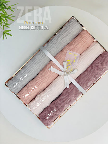 Zera Premium Ribbed Cotton 2M Hijabs