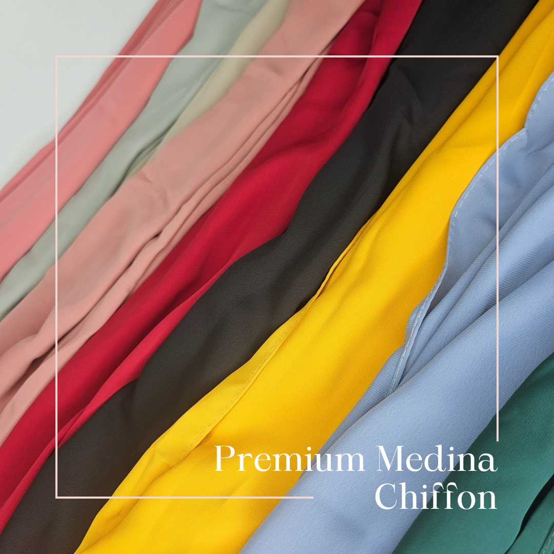 Premium Medina Chiffon Hijabs