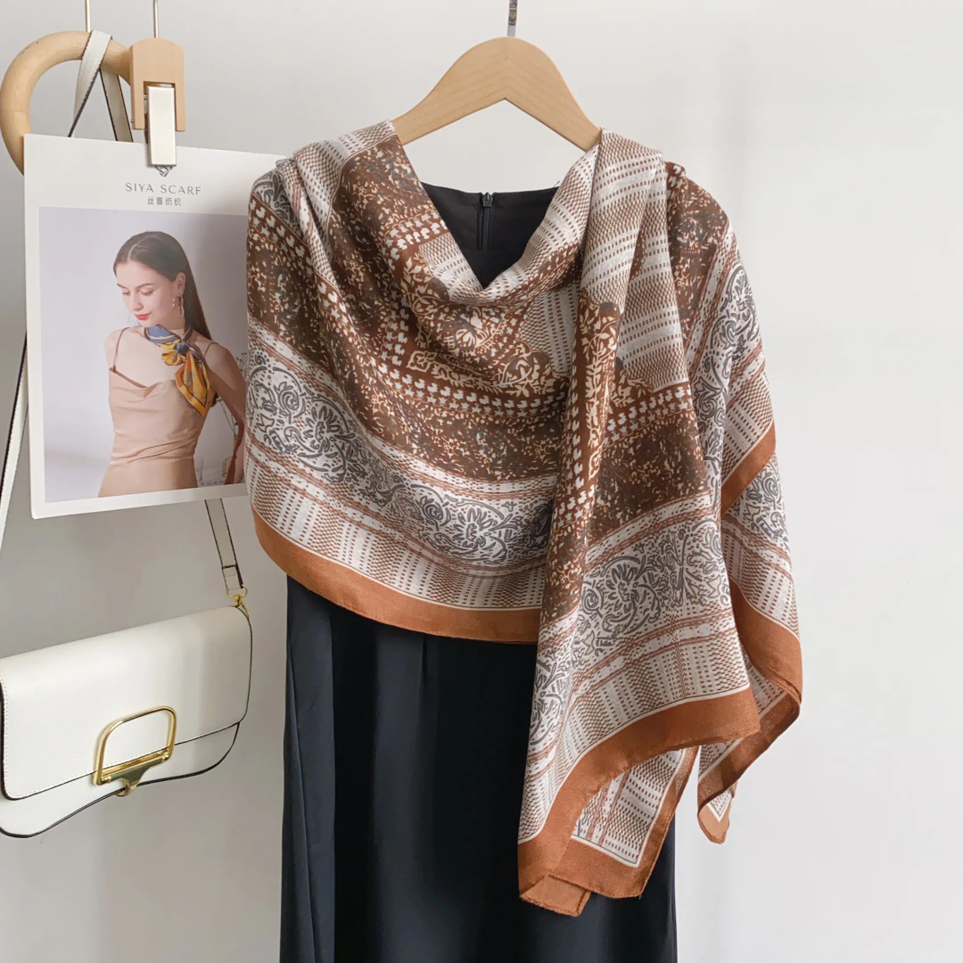 Kashmiri Printed Viscose Scarf