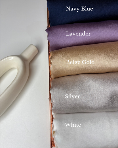 Zera Bubble Satin Hijabs