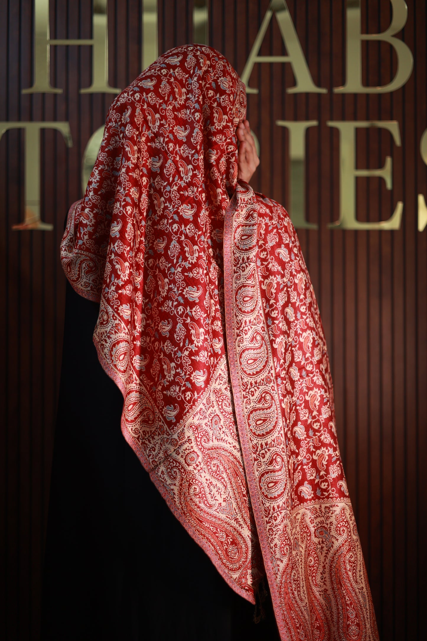 000053 Premium Woven Pashmina Shawl Wrap Scarf