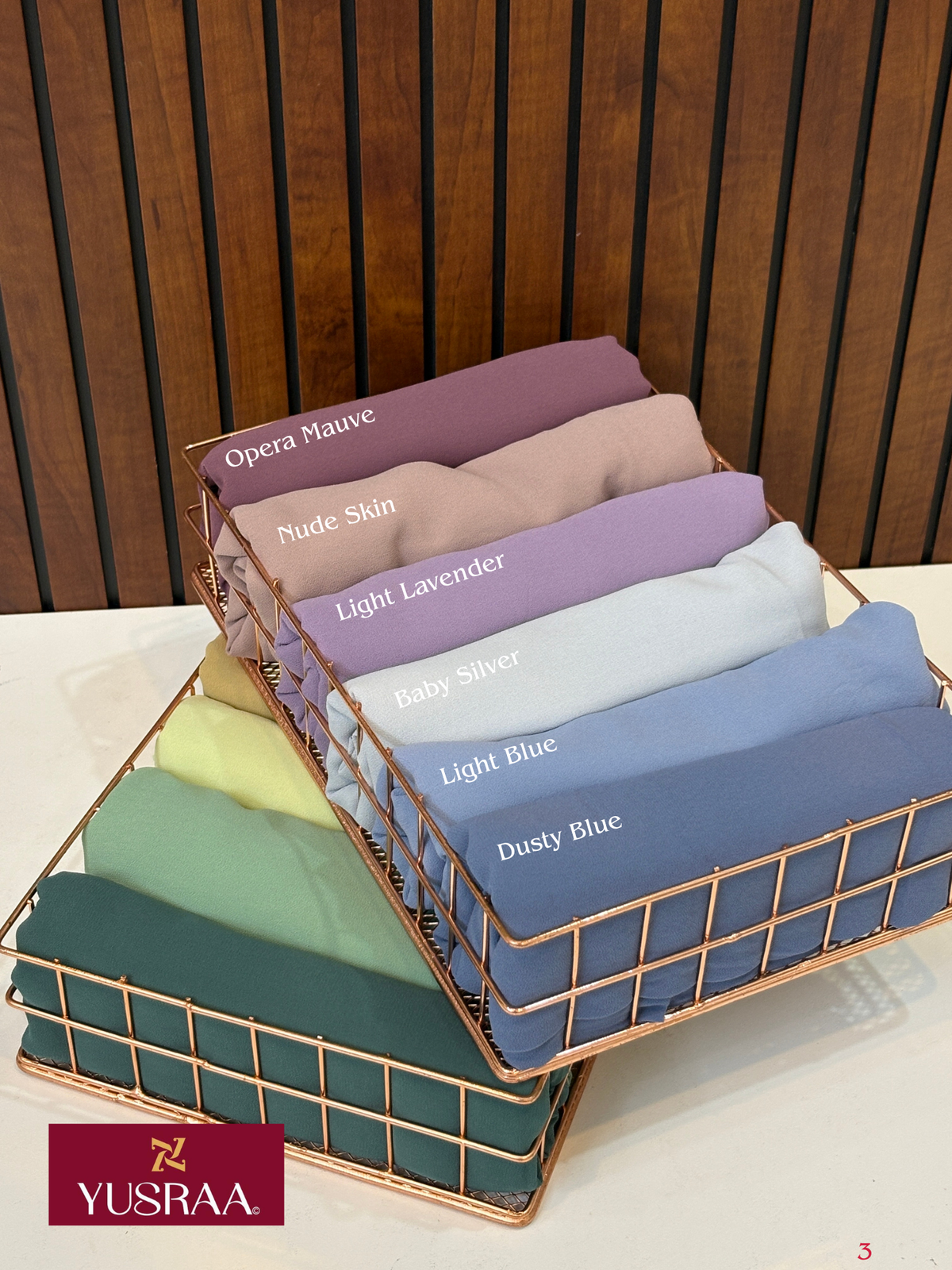 Yusraa Chiffon Hijabs Monsoon 26'