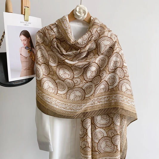 Batik Printed Viscose Scarf