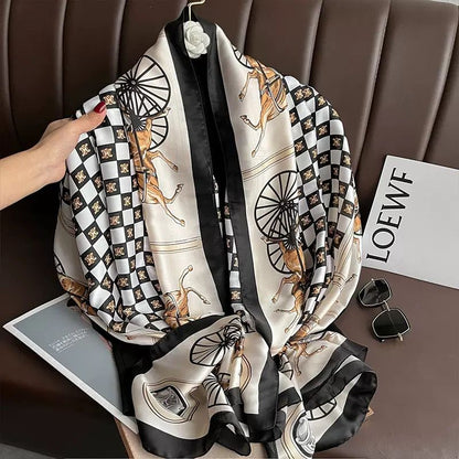 Regal Royale Printed Silk Scarf Summer Edition 26'