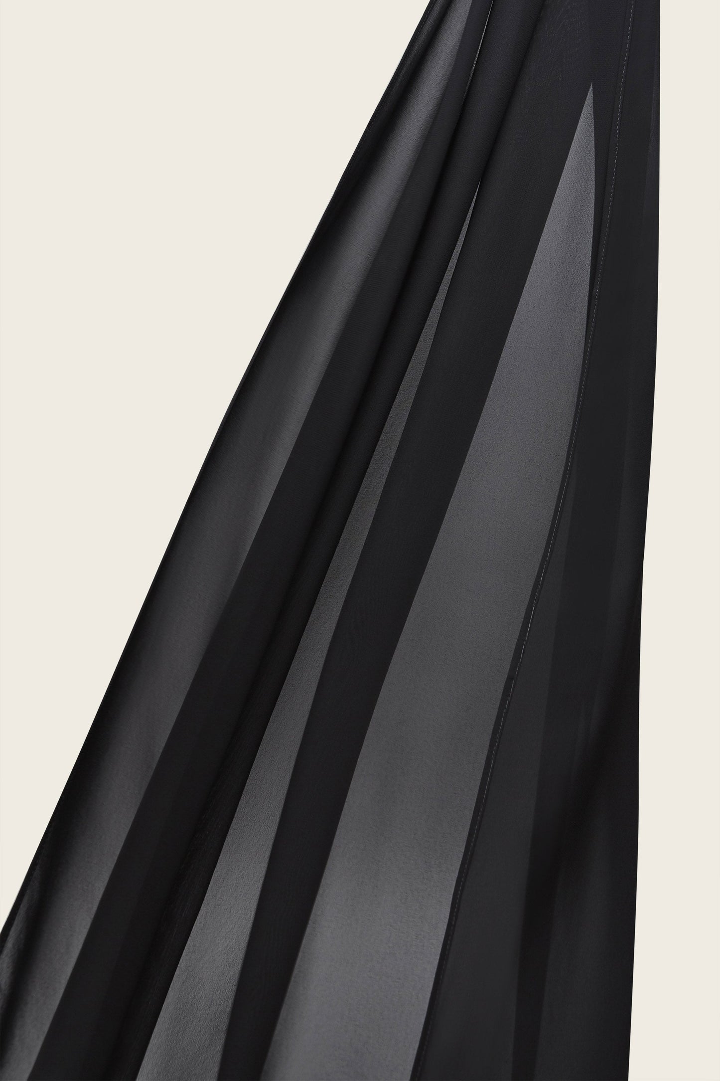 Premium Black Chiffon 1.95 M