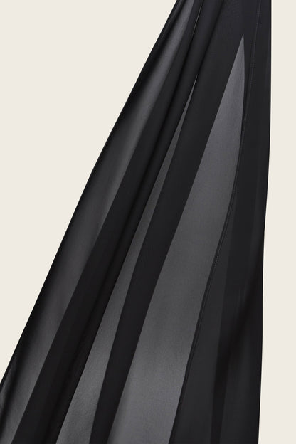 Premium Black Chiffon 1.95 M