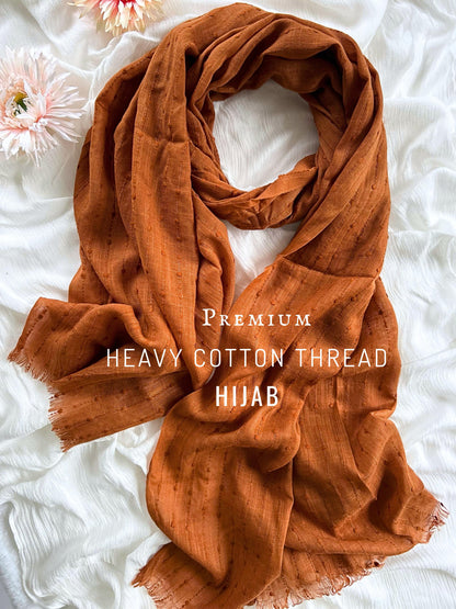 Premium Heavy Cotton Thread Hijabs