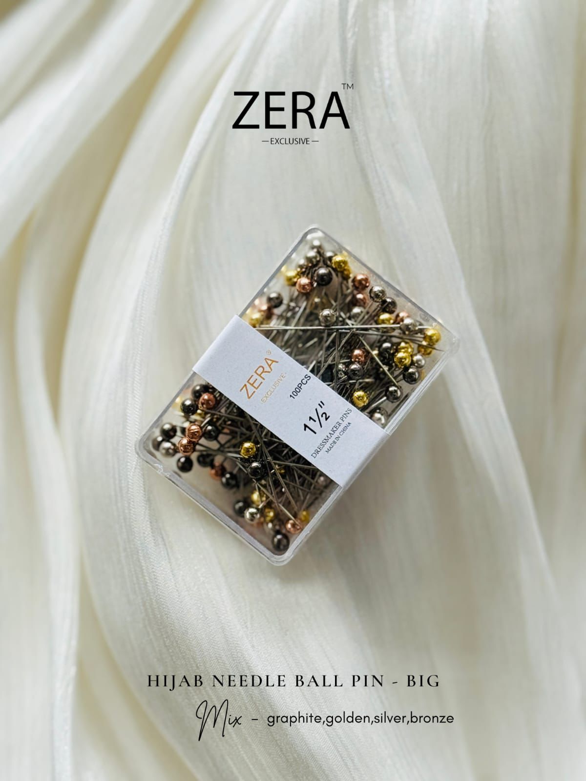 Zera Hijab Needle Ball Pin