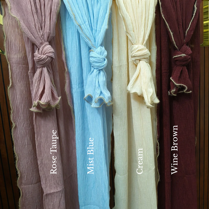 Crush Cotton Piping Hijabs