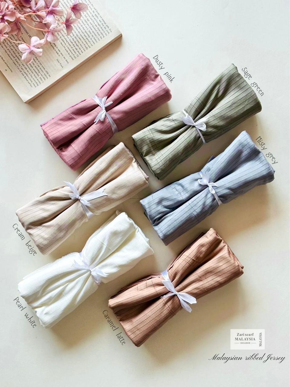 Zari Malaysian Ribbed Jersey Hijabs