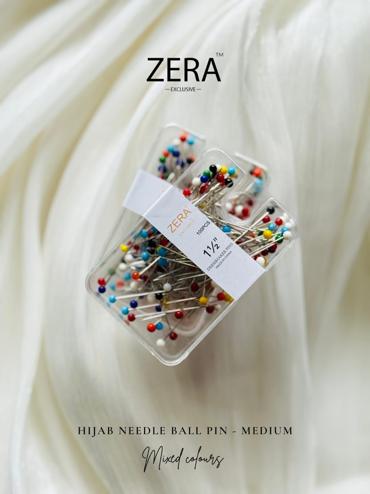 Zera Hijab Needle Ball Pin (Medium)