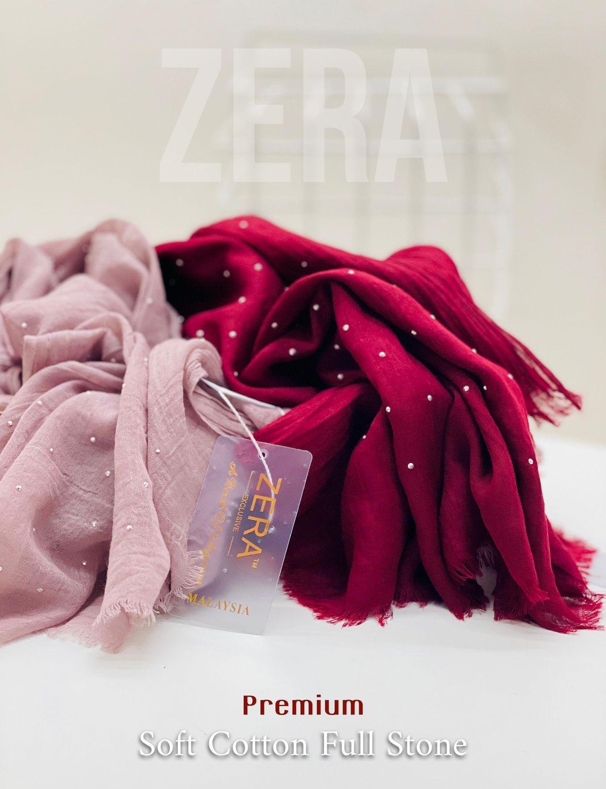 Zera Premium Soft Cotton Full Stone Monsoon Edition'25
