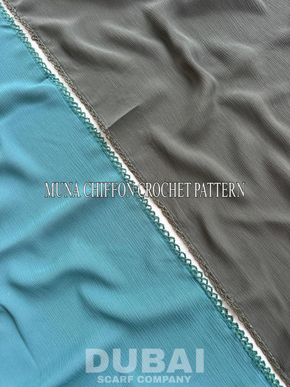 DSC Muna Chiffon Crochet Hijabs