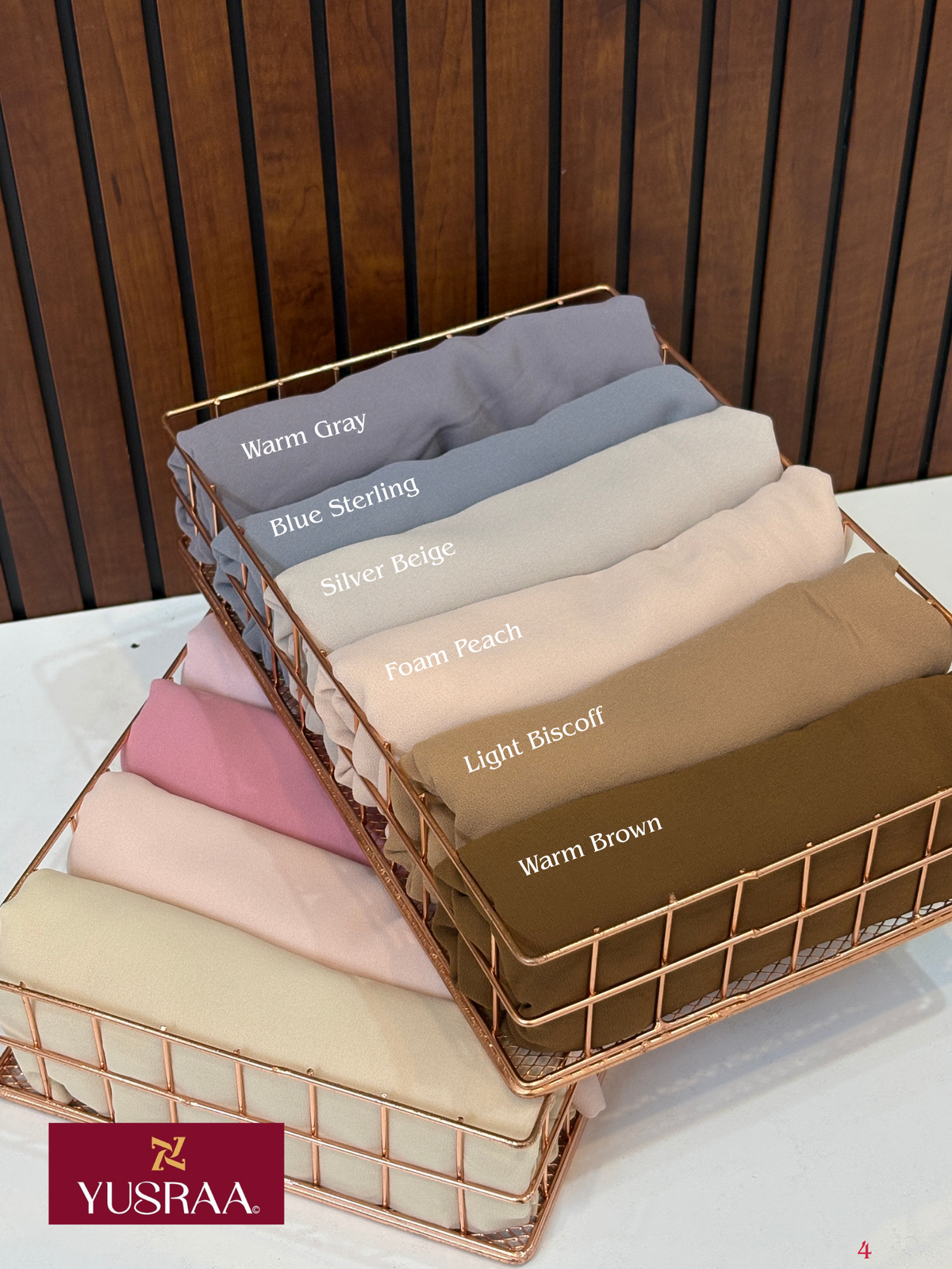 Yusraa Chiffon Hijabs Monsoon 26'
