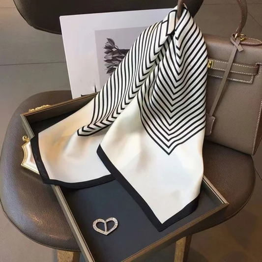 Opulence Cream Square Scarf