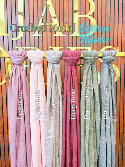Crushed Modal Cotton Hijabs