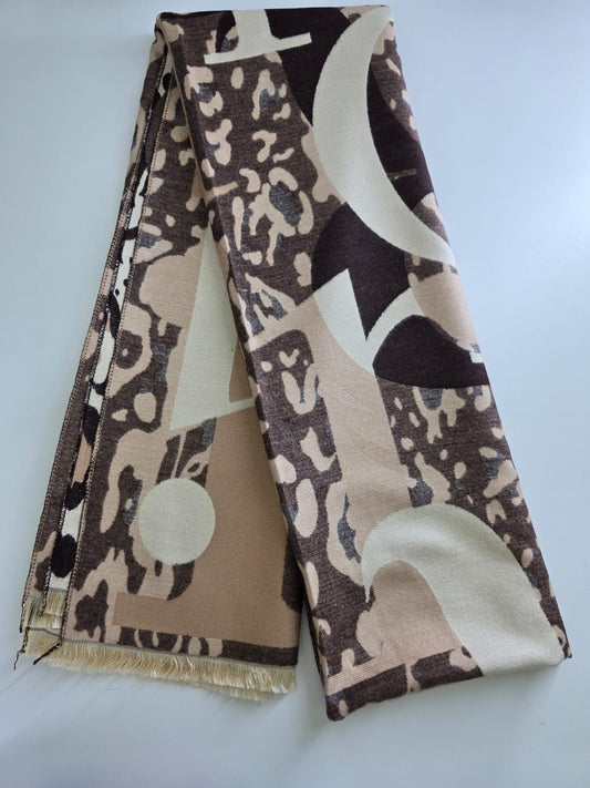 Cheetah D Brand Printed Winter Shawls