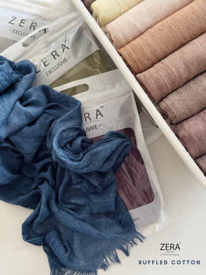 Zera Exclusive Ruffled Cotton Hijabs