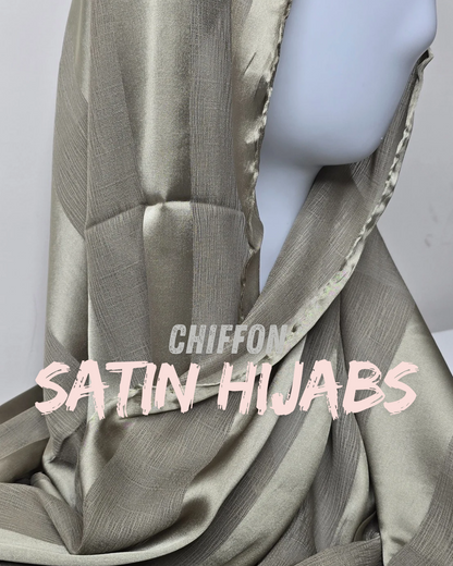 Chiffon Satin Hijabs