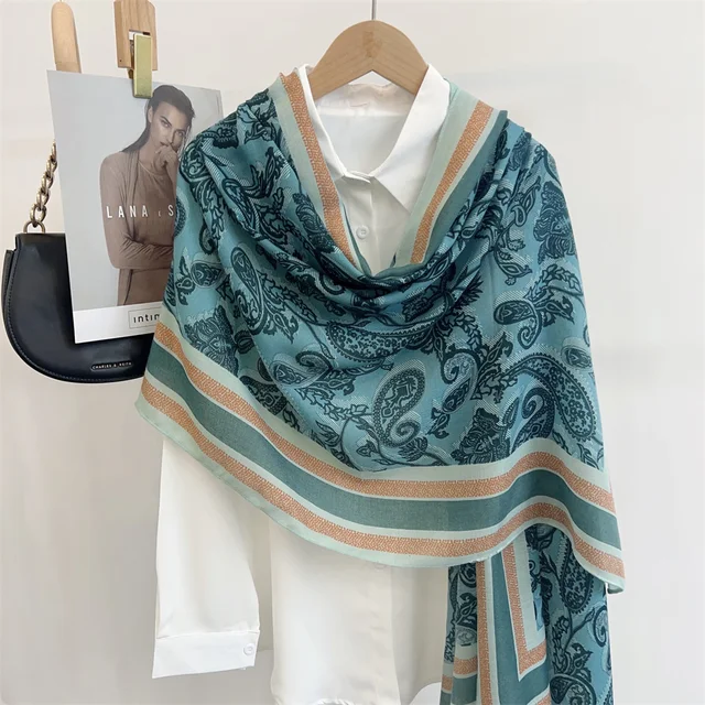 Hena Printed Viscose Scarf