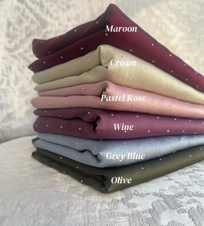 Premium Satin Stone Hijabs