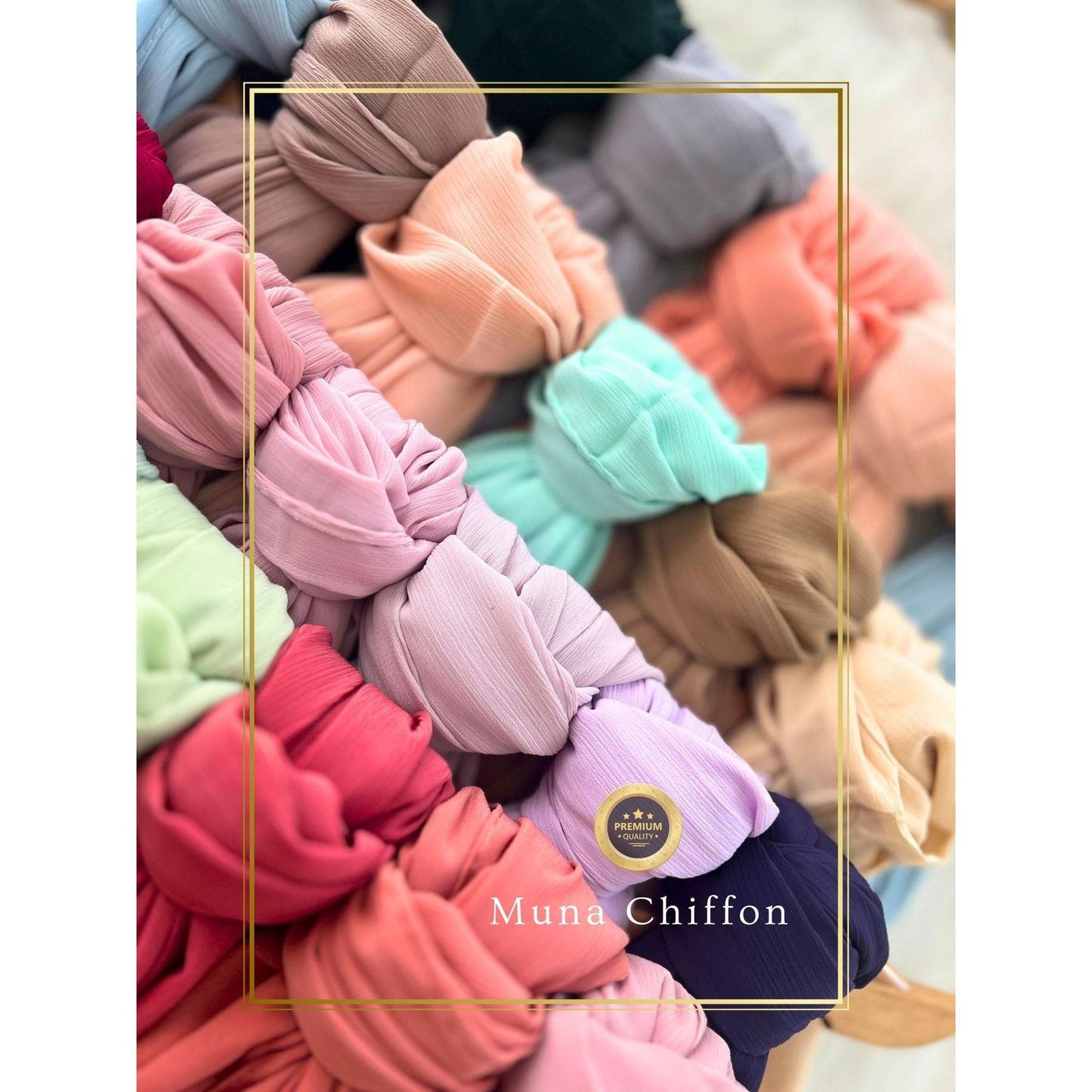 Premium Muna Chiffon Hijabs