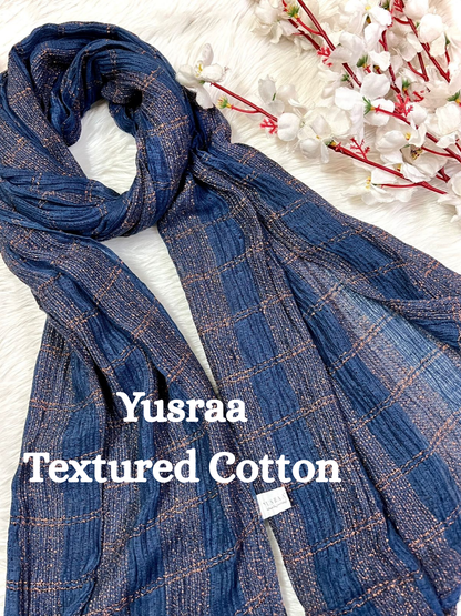 Yusraa Textured Cotton Hijabs