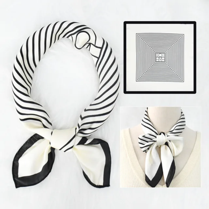 Opulence Cream Square Scarf