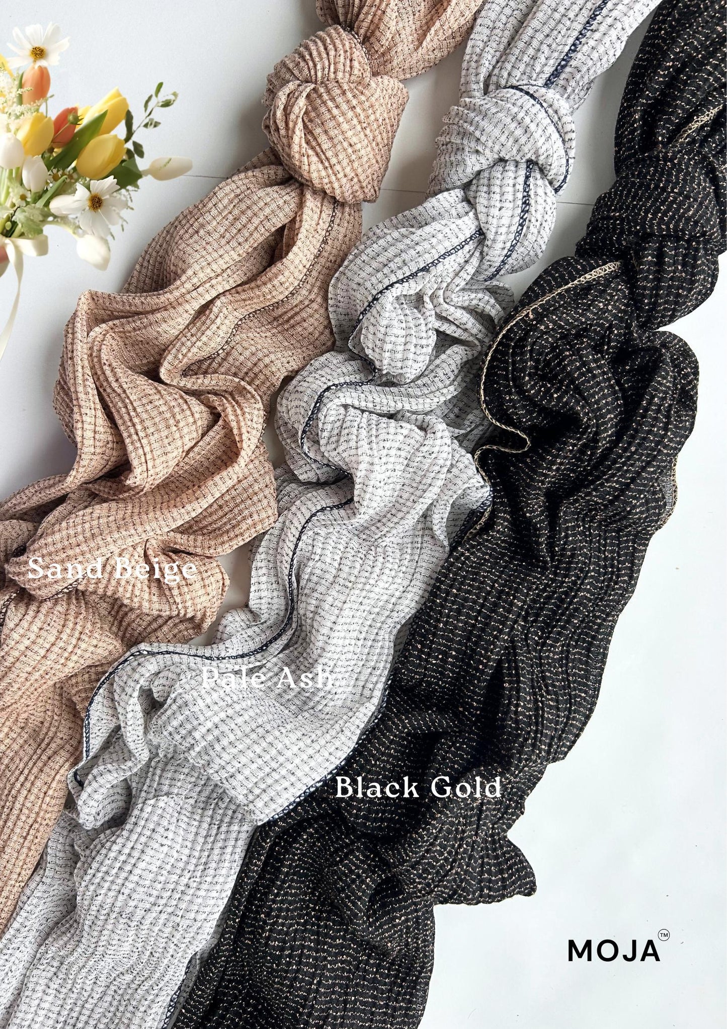 MOJA Cotton Textured Crush Hijabs