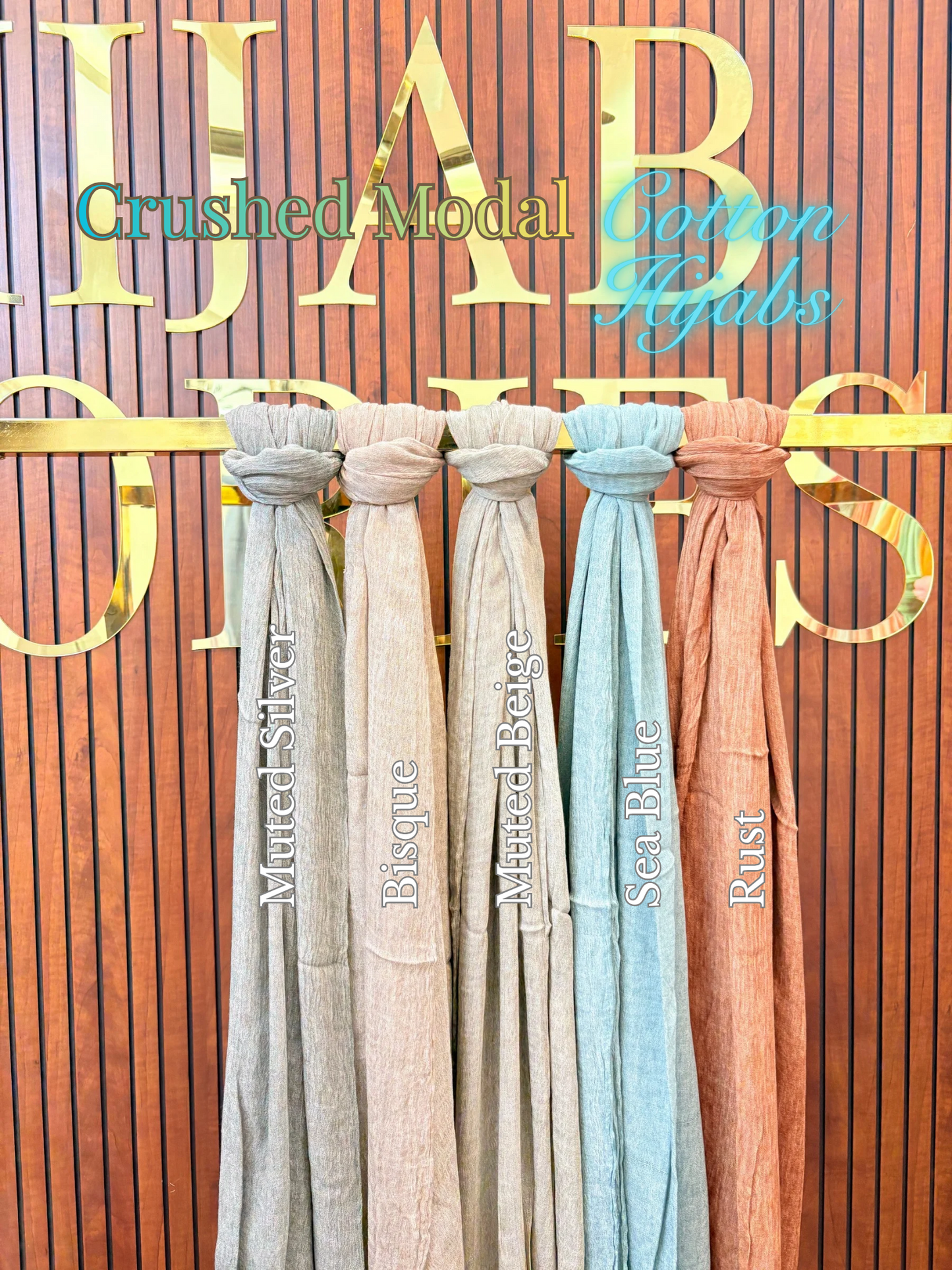 Crushed Modal Cotton Hijabs